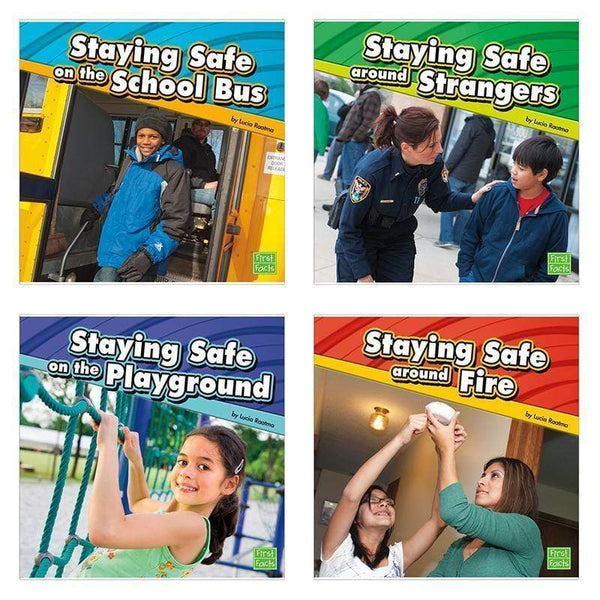 Learning Materials Staying Safe Books 4/Set CAPSTONE / COUGHLAN PUB