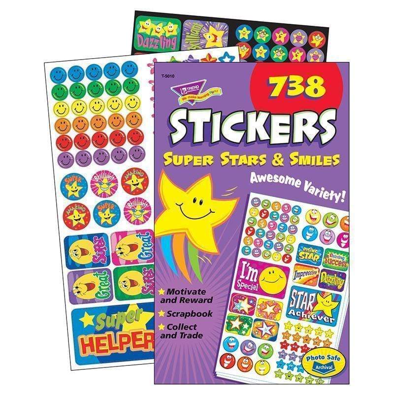 Sticker Pad Super Stars & Smiles