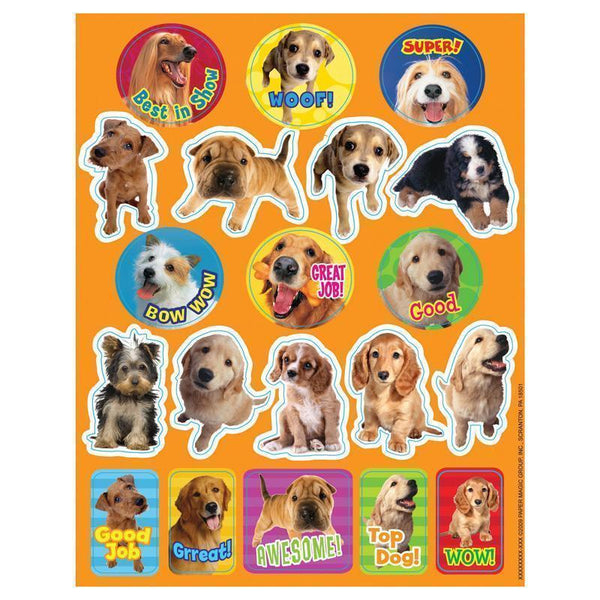 Learning Materials Stickers Dog Motivational EUREKA