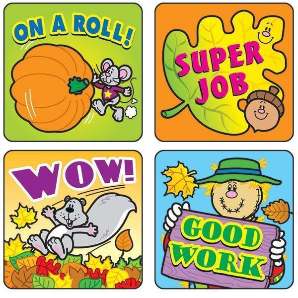 Learning Materials Stickers Fall Fun 120/Pk Acid & CARSON DELLOSA