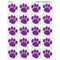 Learning Materials STICKERS PURPLE PAW PRINTS TEACHER CREATED RESOURCES