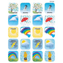 Learning Materials STICKERS WEATHER TEACHER CREATED RESOURCES