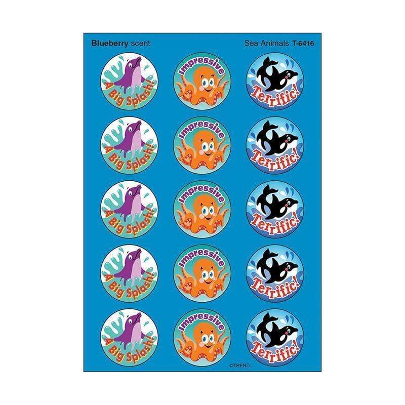 Learning Materials Stinky Stickers Sea Animals 60/Pk TREND ENTERPRISES INC.