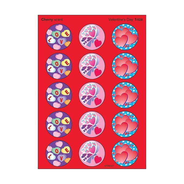 Learning Materials Stinky Stickers Valentines Day 60 Pk TREND ENTERPRISES INC.