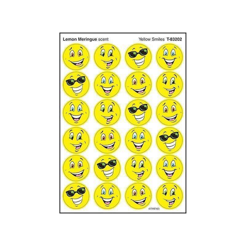 Learning Materials Stinky Stickers Yellow Smiles/Lemon TREND ENTERPRISES INC.