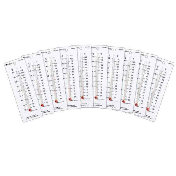 Learning Materials Student Thermometers 10/Pk 2 X 6 LEARNING RESOURCES