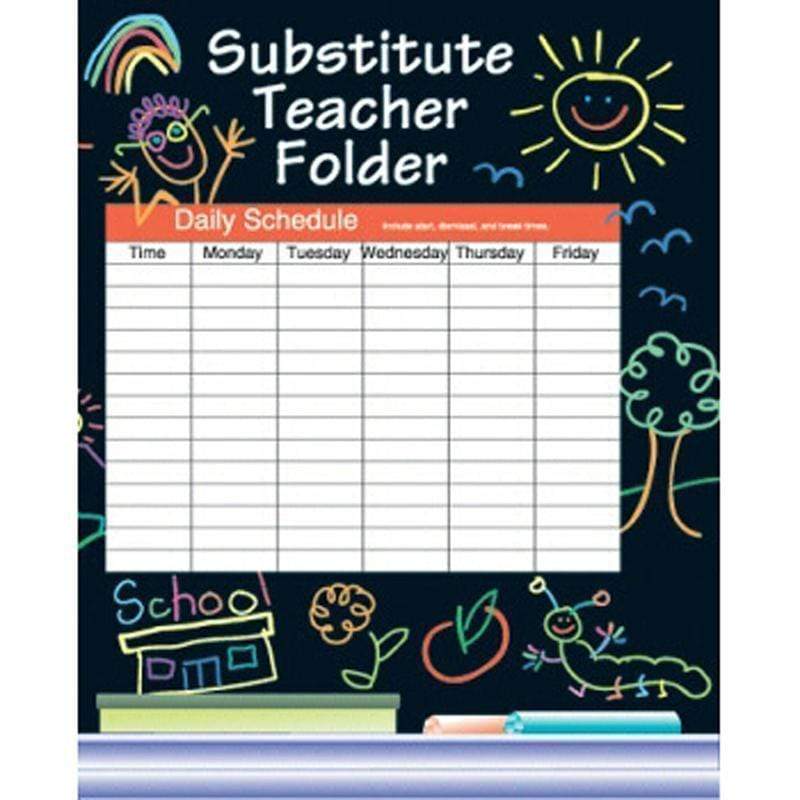 Substitute Folder Elem Kid 24 Pk