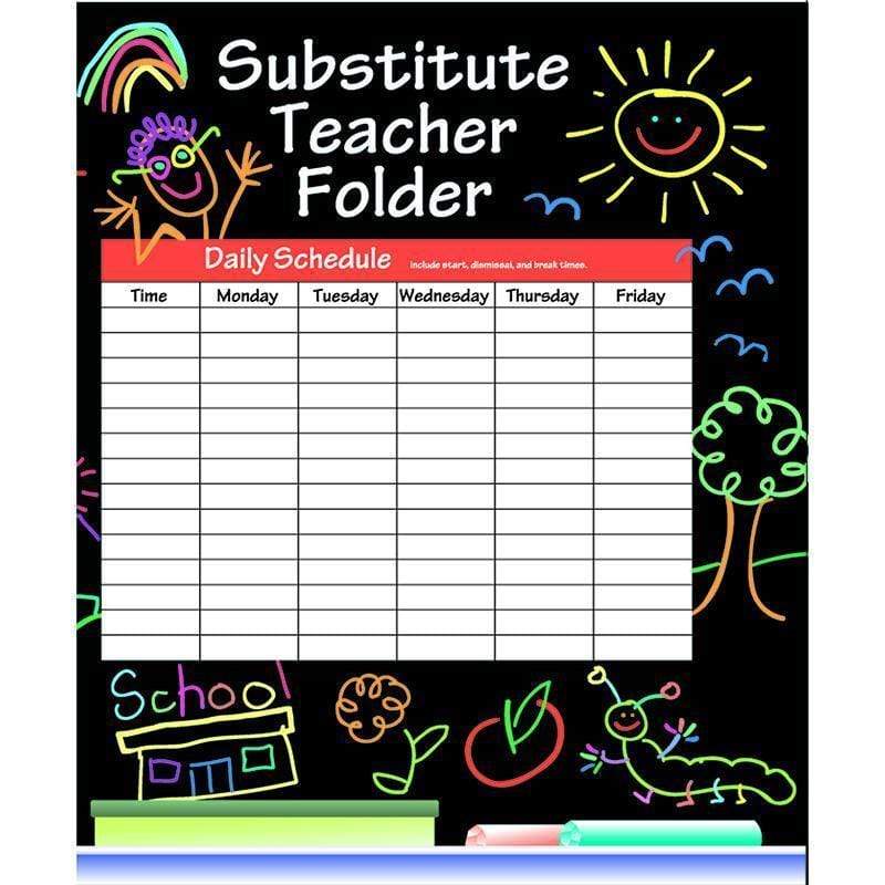 Substitute Folder Elem Kid Drawn