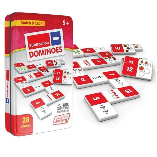 Learning Materials SUBTRACTION DOMINOES JUNIOR LEARNING