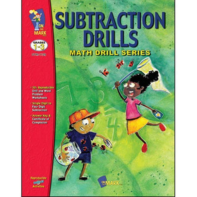 Learning Materials SUBTRACTION DRILLS ON THE MARK PRESS