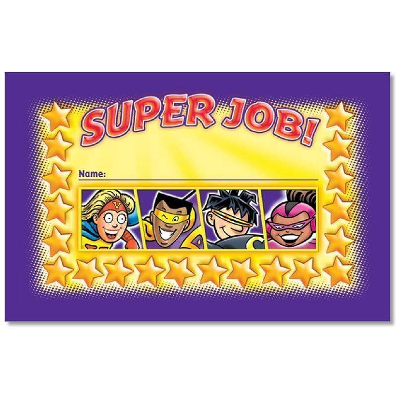 Super Job Incentive Punch Cards