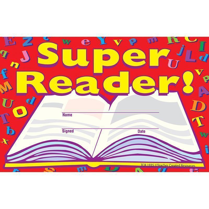 Super Reader Awards 25 Pk