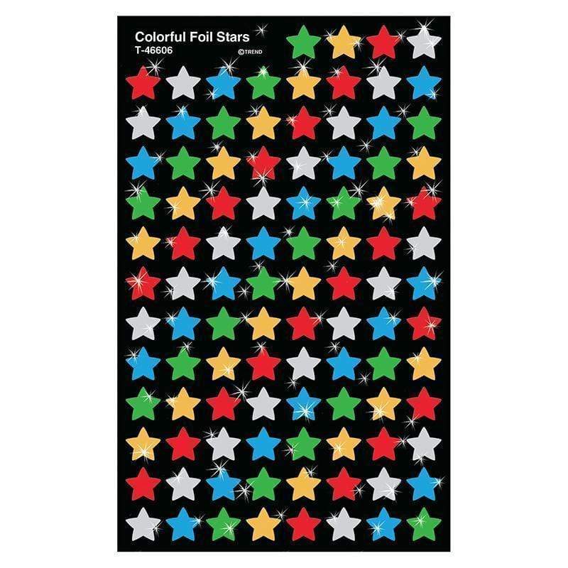 Supershapes Colorful Foil Stars