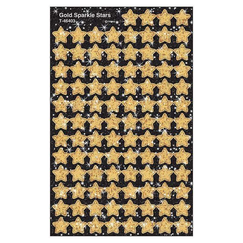 Supershapes Gold Sparkle 400/Pk