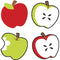 Supershapes Stickers Tasty Apples