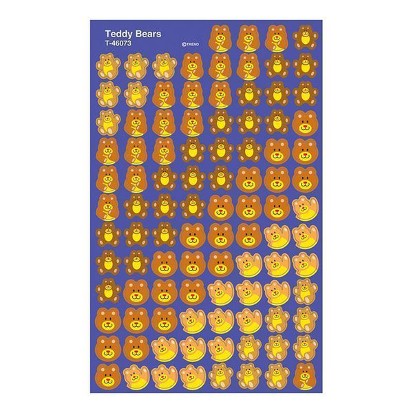 Learning Materials Supershapes Stickers Teddy Bears TREND ENTERPRISES INC.