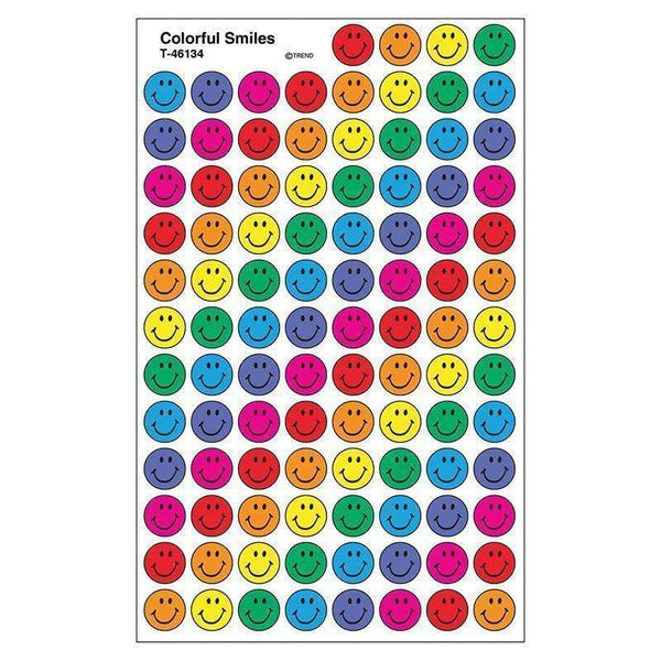 Superspots Stickers Colorful 800/Pk