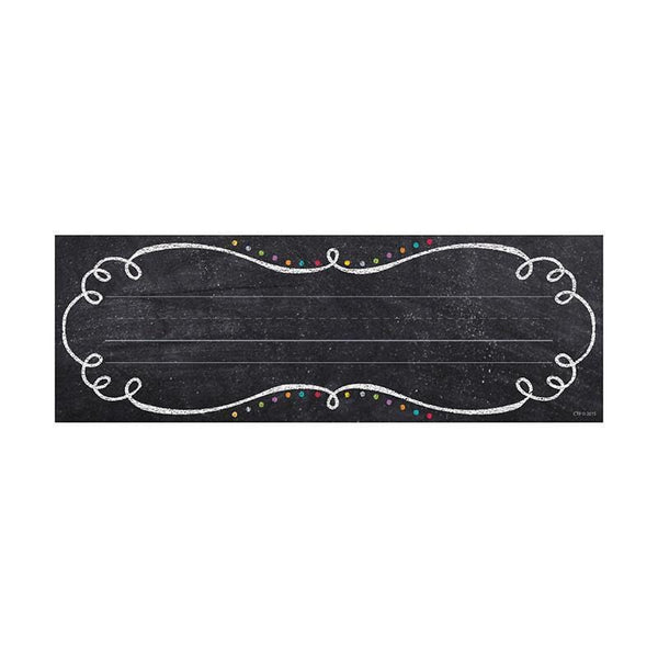 Swirls & Twirls Name Plates Chalk