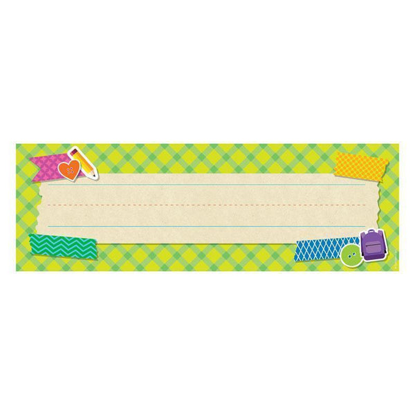 Tape It Up Name Plates