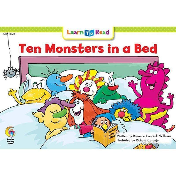 Ten Monsters In A Bed Learn To Read