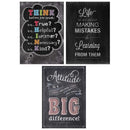 Think Positive Poster Pack Chalk
