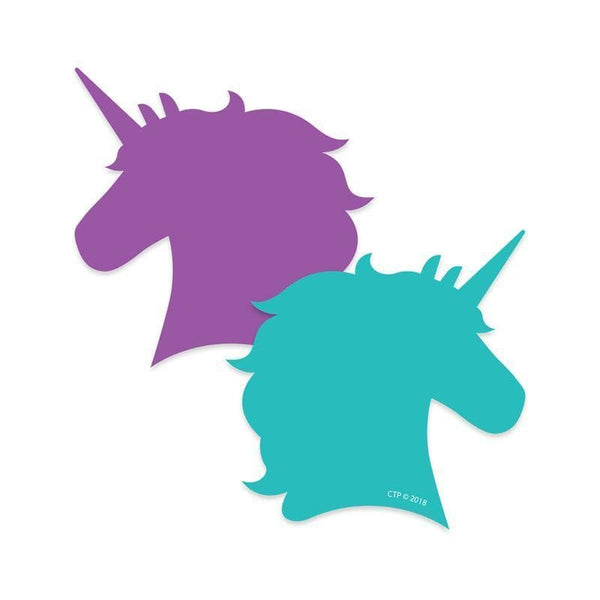 Unicorn 3 Inch 2 Color Cut Outs