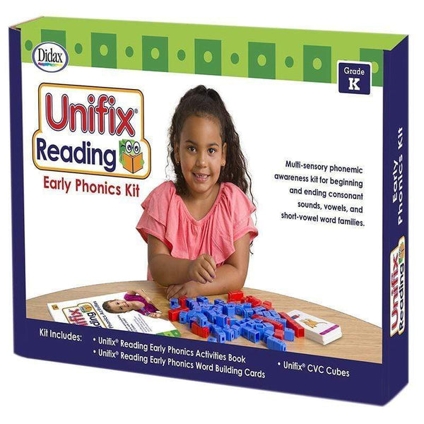 Learning Materials Unifix Reading Early Phonics Kit DIDAX
