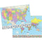 Us & World Adv Politcal Map Set