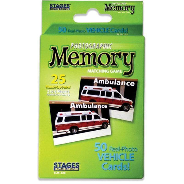 Learning Materials Vehicles Photographic Memory STAGES LEARNING MATERIALS