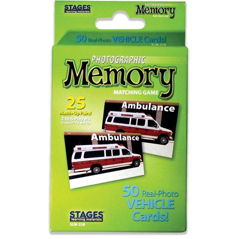 Learning Materials Vehicles Photographic Memory STAGES LEARNING MATERIALS
