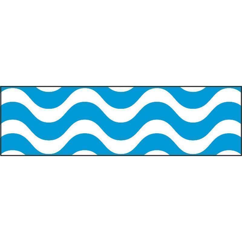 Wavy Blue Bolder Borders