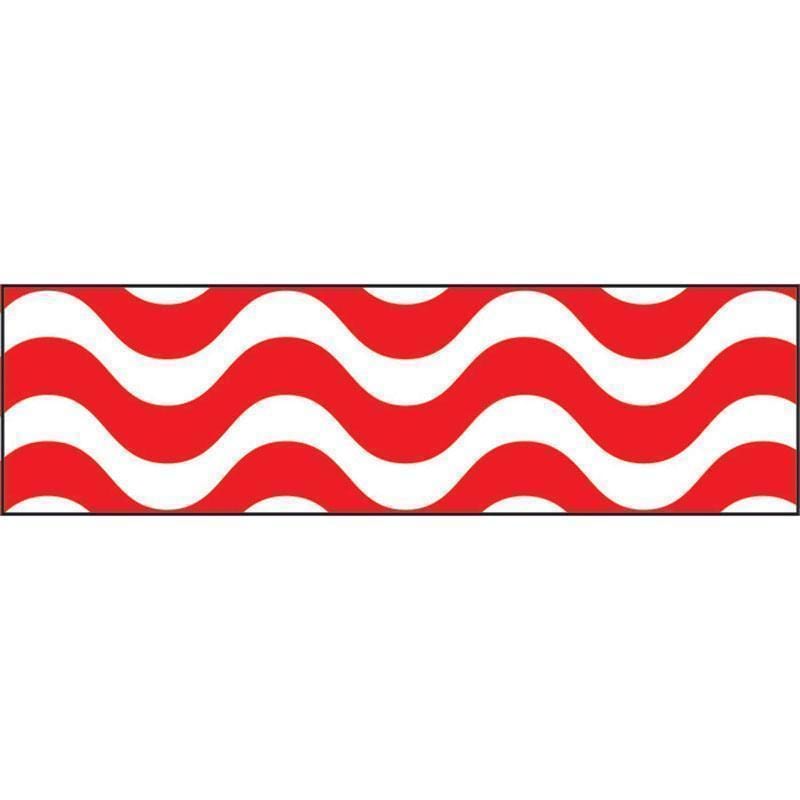 Wavy Red Bolder Borders