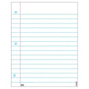 Wipe-Off Chart Notebook Paper