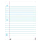 Wipe-Off Chart Notebook Paper