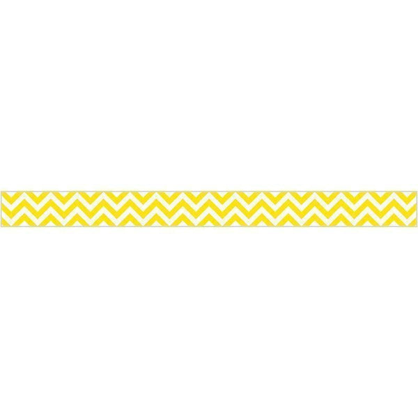 Yellow Chevron Border