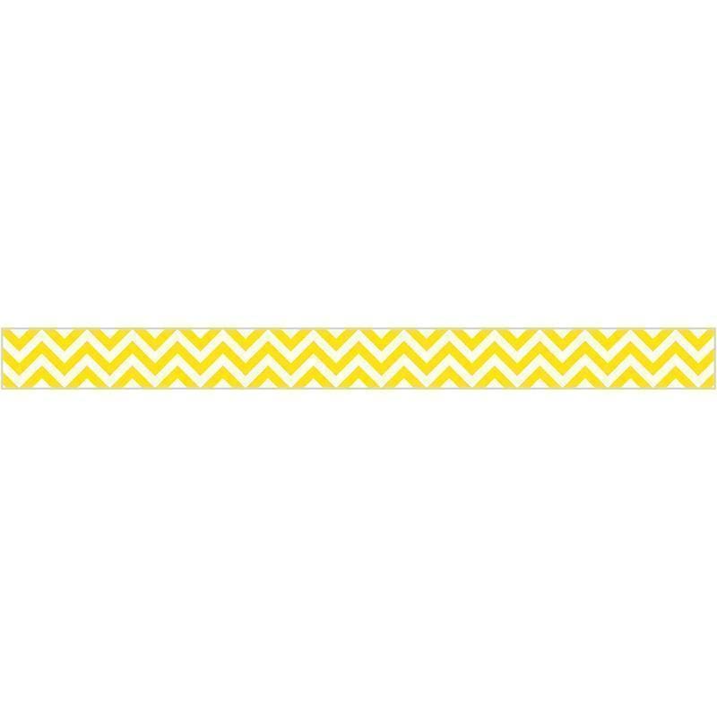 Yellow Chevron Border