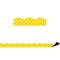 Yellow Polka Dots Magnetic Border