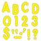 Yellow Ready Letters 7 In Uppercase