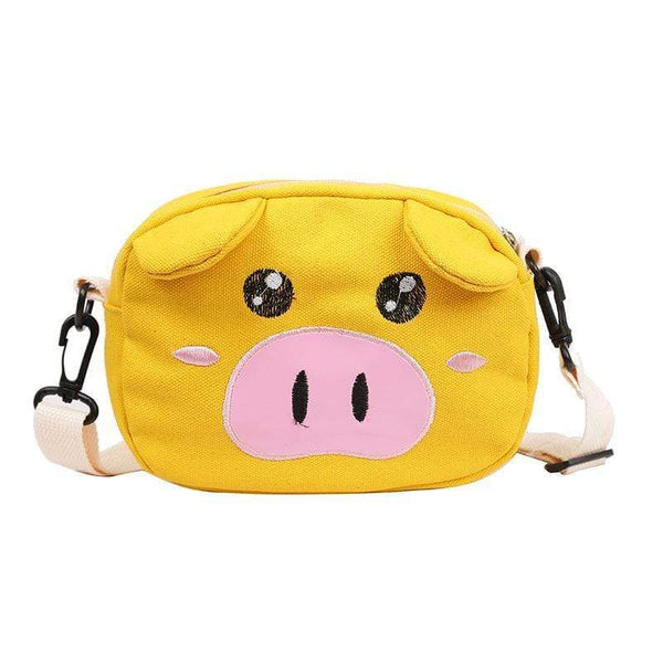 Cartoon Piggy Design Women Good Quality Canvas Bag