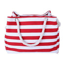 Leather Bags Simple Classic Burly Thick Rope Shoulder Handle Plus Large Capacity Bags With Stripes Pattern TIY
