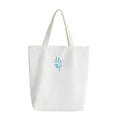Leather Bags Simple Leaf Embroidered Women Summer Casual Tote Bag TIY
