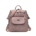 Leather Bags Solid Color College Girl New Arrival Soft PU Backpack TIY