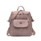 Leather Bags Solid Color College Girl New Arrival Soft PU Backpack TIY