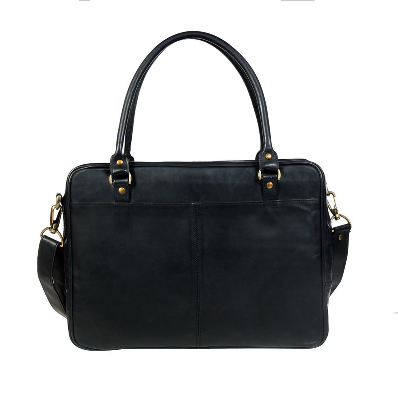 The Authentic go-to-leather-bag (Black)