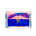 Transparent Fashion Personality Street Holiday Style PVC Crossbody Bags With Single Chain Shoulder Strap