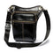 Leather Bags Vintage Men Casual Solid Color PU Leather Zipper Design Crossbody Bag TIY