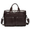 Leather Briefcases men laptop male messenger bag Men's Genuine leather shoulder bags briefcase-9005coffee-China-JadeMoghul Inc.