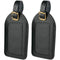Leather Luggage Tags, 2 pk-Travel Accessories-JadeMoghul Inc.