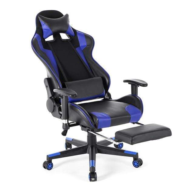 Leather Office Gaming Chair Home Internet Cafe Racing Chair WCG Gaming Ergonomic Computer Chair Swivel Lifting Lying Gamer Chair AExp