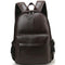 Leather School Backpack - Men Casual Bags-Chocolate-China-JadeMoghul Inc.